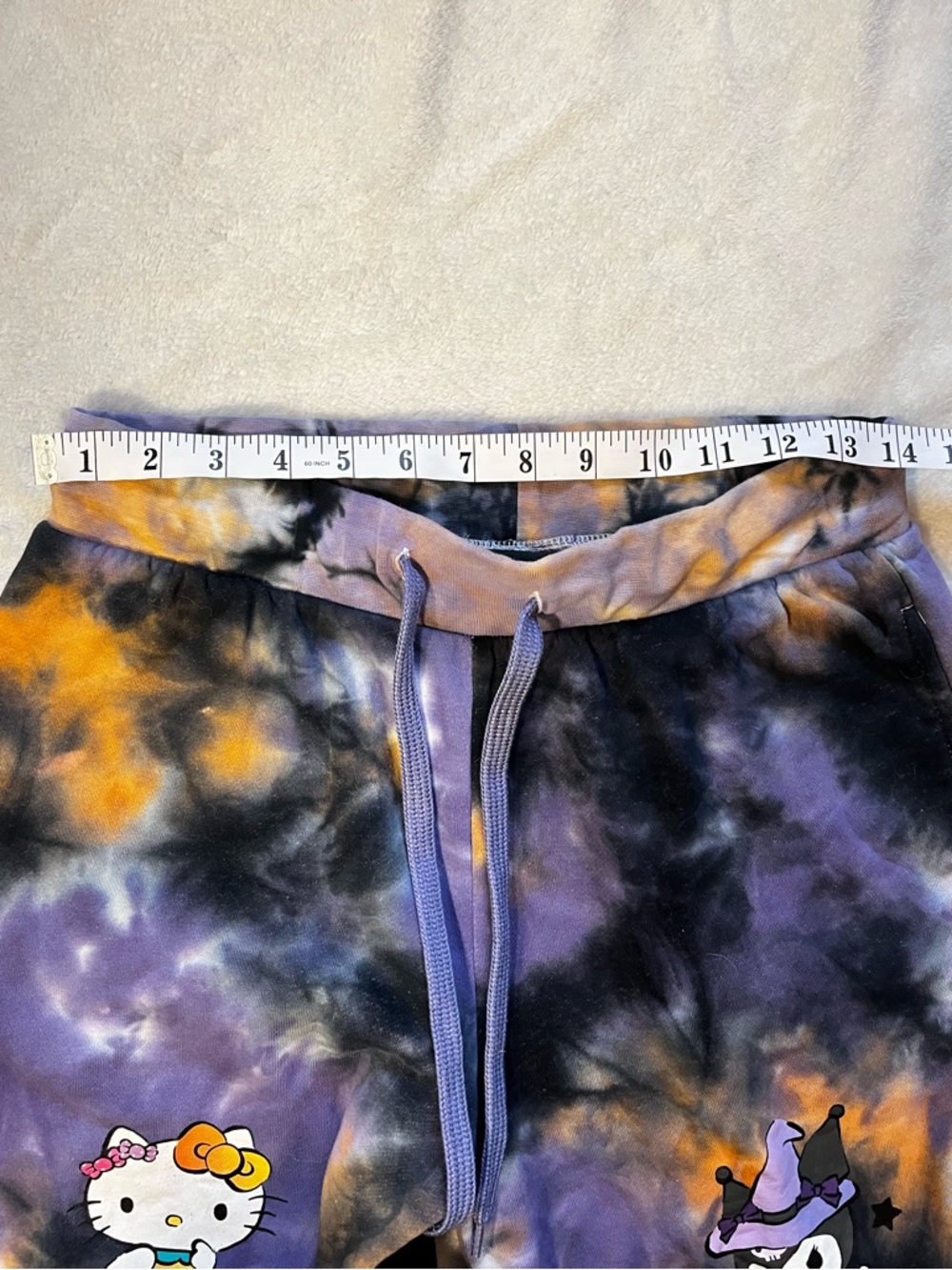 Sanrio Small Purple and Orange Halloween Joggers - Picture 4 of 6